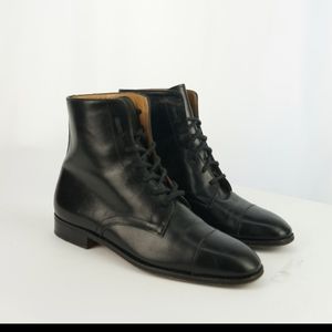 Corso Como Italian Leather Ankle Lace-up boots